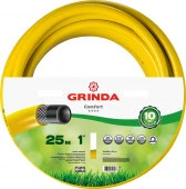 Шланг GRINDA COMFORT поливочный, 20 атм., армированный, 3-х слойный, 1"х25м - КОЛОРЛОН ВТД Новосибирск