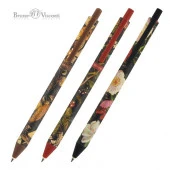 20-0374/01 РУЧКА "ArtClick.Flora.Black night" ШАРИКОВАЯ 0.5 ММ, СИНЯЯ 3 ВИДА - КОЛОРЛОН ВТД Новосибирск