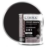 Грунт-эмаль 3 в 1 Лакра Черный 0,8кг Л-С - КОЛОРЛОН ВТД Новосибирск