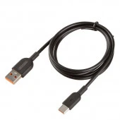 Кабель USB - Type-C 15W SKYWAY черный  в пакете 1м - КОЛОРЛОН ВТД Новосибирск