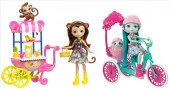 FJH11 Игрушка MATTEL Enchantimals Кукла со зверюшкой и транспортным средством в асс - КОЛОРЛОН ВТД Новосибирск
