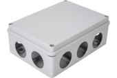 GreenEl Распред коробка 190х140х70мм открытой установки серая IP55 GE41244 - КОЛОРЛОН ВТД Новосибирск