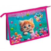 Папка д/тетрадей А4 deVENTE "Candy Cat" 8056407 с расш.10см,400мкм,мат.полупрозр. - КОЛОРЛОН ВТД Новосибирск