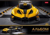20А4В АЛЬБОМ для рисования 20л А4ф на скобе   -Автотюнинг- - КОЛОРЛОН ВТД Новосибирск