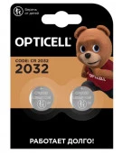 Батарейки OPTICELL 3V 2032 2шт - КОЛОРЛОН ВТД Новосибирск