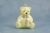 Украшение новогоднее Мишка с подарком 9.8х8.6х7см арт.10123-0180 Код271663 - КОЛОРЛОН ВТД Новосибирск