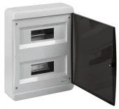 ЭРА Бокс навесной 2х12М прозрачная белая дверь COMFORT  IP41 - КОЛОРЛОН ВТД Новосибирск