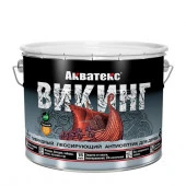 Акватекс ВИКИНГ (новый дизайн) (гибридный лессирующий антисептик для дерева) 9 л (тик) - КОЛОРЛОН ВТД Новосибирск