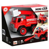 LM9034 Игровой набор-конструктор Lei Meng "Техника пожарных: Автолестница" (13,5 см, отвёртка) - КОЛОРЛОН ВТД Новосибирск
