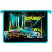 Папка д/тетрадей А4 ОНИКС ПТ-835 "Game auto" (72572) на молн. - КОЛОРЛОН ВТД Новосибирск