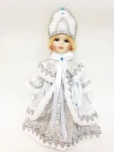 Кукла декор. арт.39085 "Снегурочка Варенька" (30см, на подставке, тело мягкое набивное; голова, руки - КОЛОРЛОН ВТД Новосибирск
