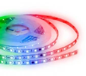 10-96 Комп-т 24В 144Вт/м smd5050 60д/м IP65 10мм(белая)5м RGB(адаптер контроллер с пультом) - КОЛОРЛОН ВТД Новосибирск