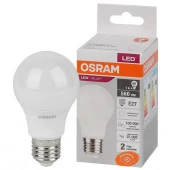 Лампа LEDVANCE LED 7 Вт E27 3000К 560Лм груша 220 В (замена 60Вт) OSRAM - КОЛОРЛОН ВТД Новосибирск