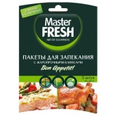 Master FRESH пакеты для запекания с клипсами 5шт - КОЛОРЛОН ВТД Новосибирск