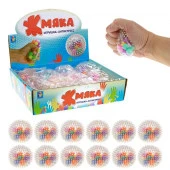 Т22986 1toy Жмяка шар игольчатый с большими разноцветными шариками 6,5 см, 12 шт. в д/б - КОЛОРЛОН ВТД Новосибирск