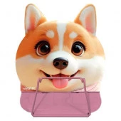 Подставка для книг deVENTE "My Little Corgi" 8063634 металл.,в форме корги,18*18,5см - КОЛОРЛОН ВТД Новосибирск