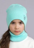 CLEVER 544031вн Шапка детская, 52-54, Ментоловый - КОЛОРЛОН ВТД Новосибирск