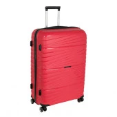 РР820 (3-ой) Red красный (28") пластик PC  чемодан большой - КОЛОРЛОН ВТД Новосибирск
