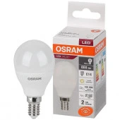 Лампа LEDVANCE LED 10 Вт E14 3000К 800Лм шарик 220 В (замена 75Вт) OSRAM - КОЛОРЛОН ВТД Новосибирск