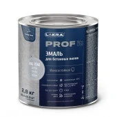 Эмаль для бетонных полов быстросохнущая  Лакра PROF IT Серое окно, RAL 7040 2,8 кг - КОЛОРЛОН ВТД Новосибирск