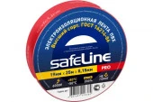 Изолента ПВХ 19мм/25м/0,15мм красный SAFELINE - КОЛОРЛОН ВТД Новосибирск