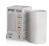 ***Светильник Gauss Basic, накладной, под лампу GU5.3, белый - КОЛОРЛОН ВТД Новосибирск