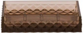 SWP-0660BR-D Мыльница RAPAS коричневый, пластик - КОЛОРЛОН ВТД Новосибирск