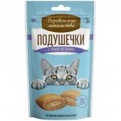 Деревенские лакомства д/кош Подушечки с пюре из краба 30г - КОЛОРЛОН ВТД Новосибирск