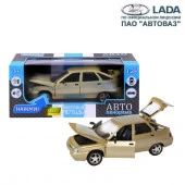 JB1200160ТМ "Автопанорама" Машинка металл., ВАЗ 2112, масштаб 1:22, золотой, инерция, откр. двери, к - КОЛОРЛОН ВТД Новосибирск