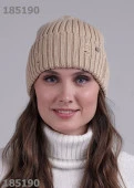 CLEVER 444208ха Шапка женская, *, Бежевый - КОЛОРЛОН ВТД Новосибирск