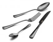 Набор столовых приборов APOLLO genio "Baguette Black" 24 пр.  BLC-24 - КОЛОРЛОН ВТД Новосибирск