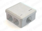 GreenEl Распред коробка 100х100х50мм открытой установки серая IP55 GE41255 - КОЛОРЛОН ВТД Новосибирск
