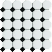 Мозаика 29,5х29,5 PS2356-06 черно-белый (кор. - 20 шт.) - КОЛОРЛОН ВТД Новосибирск