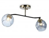 Люстра TR303008/2 SB/BK/SM  бронза/черный/дымчатый E27/2 max 40W 560*140*240 - КОЛОРЛОН ВТД Новосибирск