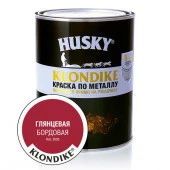 HUSKY-KLONDIKE Краска по металлу глянцевая бордовая RAL 3003 (0,9л; 6шт) - КОЛОРЛОН ВТД Новосибирск