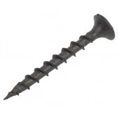 Саморез для ГКЛ крупная резьба, оксид 3,5х 32 кор. с ок. - 250 шт. SteelRex - КОЛОРЛОН ВТД Новосибирск