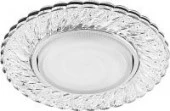 Точка с LED подсветкой 20LED*2835 SMD 6400K, 15W GX53, прозрачный, хром, CD4021 с драйвером - КОЛОРЛОН ВТД Новосибирск