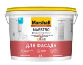 MAESTRO Фасадная краска BC 4,5 л глубокоматовая в/д ( латексная) краска для фасадных поверхностей , - КОЛОРЛОН ВТД Новосибирск