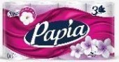 Papia Bali Flower (8шт) 3 слоя Туалетная бумага - КОЛОРЛОН ВТД Новосибирск