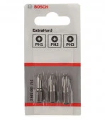 BOSCH Набор бит  3шт  Ph1-2-3, XH 2607001752 - КОЛОРЛОН ВТД Новосибирск