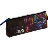 Пенал-косметичка deVENTE 210*80*35 "Label. Tokyo Drift" 7026507 (45предм.) треуг.,кож.зам.,на молн. - КОЛОРЛОН ВТД Новосибирск