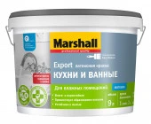 Краска Marshall EXPORT для кухни и ванной BW 9 л - КОЛОРЛОН ВТД Новосибирск