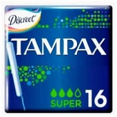 TAMPAX CEF Тампоны женские гигиенические с аппликатором Super Duo 16шт - КОЛОРЛОН ВТД Новосибирск