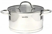 Sr0109  Кастрюля с крышкой Servitta 4,5 литра серия Rigoroso - КОЛОРЛОН ВТД Новосибирск