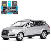 JB1251144 ТМ "Автопанорама" Машинка метал 1:32 Audi Q7, серебряный, свет, звук, откр. двери капот и - КОЛОРЛОН ВТД Новосибирск