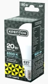 20W Лампа КРЕПТОН LED A60 20W E27 6500K - КОЛОРЛОН ВТД Новосибирск
