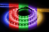 27722 LS606 с драйвером 60Вт 60SMD(5050)/м 14.4Вт/м 12V 3000*10*2,32мм RGB - КОЛОРЛОН ВТД Новосибирск
