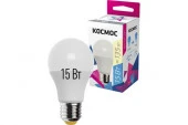 15W 15W Лампа А60 КОСМОС 15W Е27 3000K - КОЛОРЛОН ВТД Новосибирск
