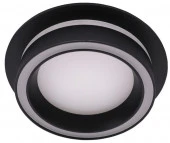 V 781 Чёрный 220/12V Max 15W GX53  IP20 Ø105 мм H43 мм - КОЛОРЛОН ВТД Новосибирск