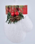 Украшение новогоднее Варежка 11х7х3см арт.10121-2449 Код267146 - КОЛОРЛОН ВТД Новосибирск